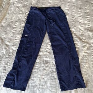 Grey's Anatomy Navy Cargo Scrub Pants with Utility Pockets